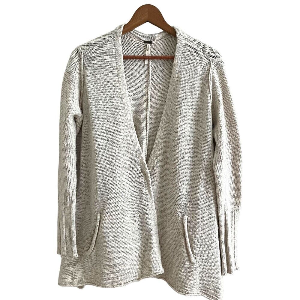 Free People oversized cardigan size S Ivory